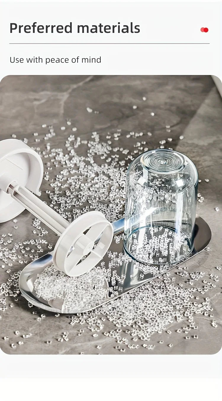 Suporte para escova de dentes com tampa de poeira,