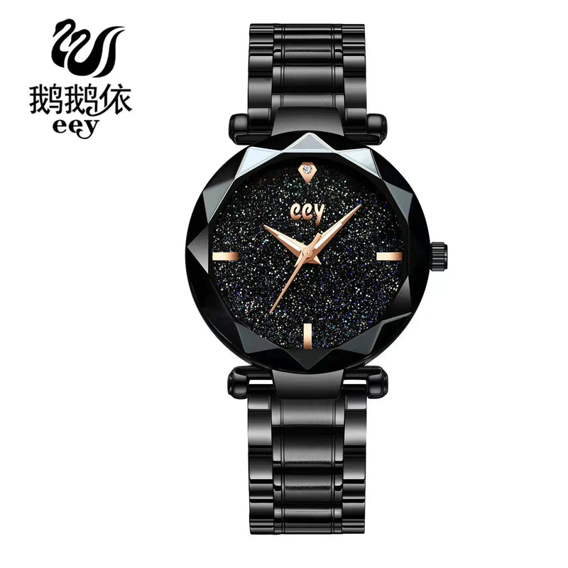 High-grade waterproof luminous new men's watch steel belt quartz watch live burst male wristwatch men watch