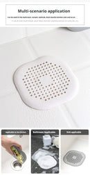 Esgoto com ventosa, tapete de drenagem de piso, cozinha, banheiro, filtro de cabelo antientupimento