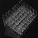 Clear 9-40 Grid Lipstick Stand Case Makeup Organizer Storage Box Lipstick Display Stand Holder Cosmetic Jewelry Organizer Box