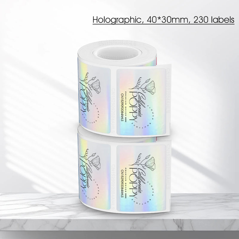 Mini Label Printer Marklife P50 Portable Thermal Printer Self Adheisve Sticker Machine Bluetooth Wireless Label Maker No Ink