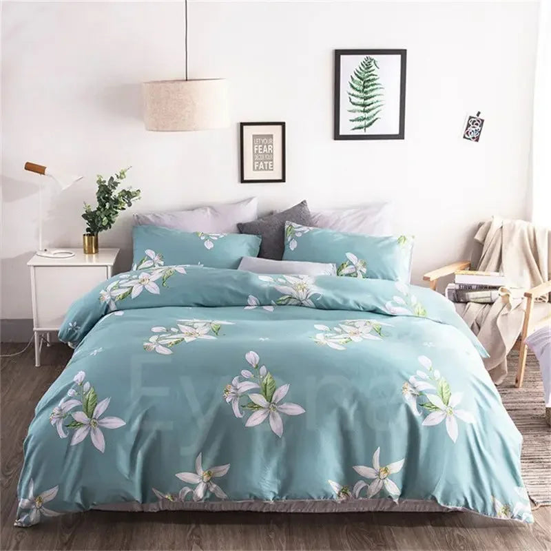 High End Bed Sheets Comfortable and Lightweight Duvet Cover Suitable for All Skin Types Students in All Seasons Quilt Cover