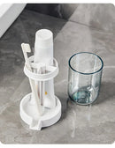 Suporte para escova de dentes com tampa de poeira,