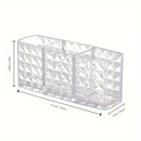 Clear Acrylic Makeup Brush Holder Desk Cosmetic Organizer Lipstick Storage Box Nail Polish Display Stand Rack Jewelry Case