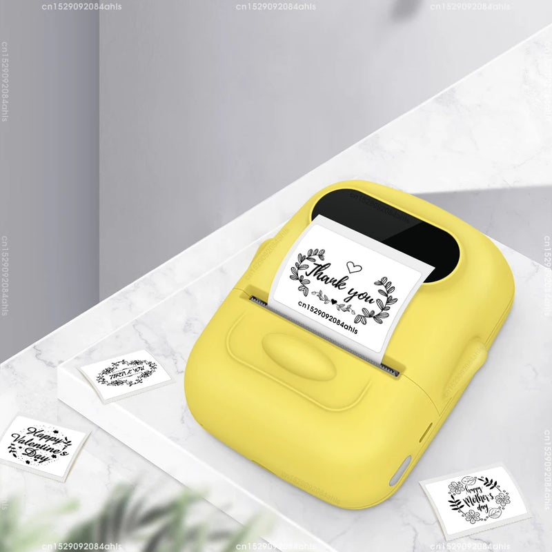Mini Label Printer Marklife P50 Portable Thermal Printer Self Adheisve Sticker Machine Bluetooth Wireless Label Maker No Ink