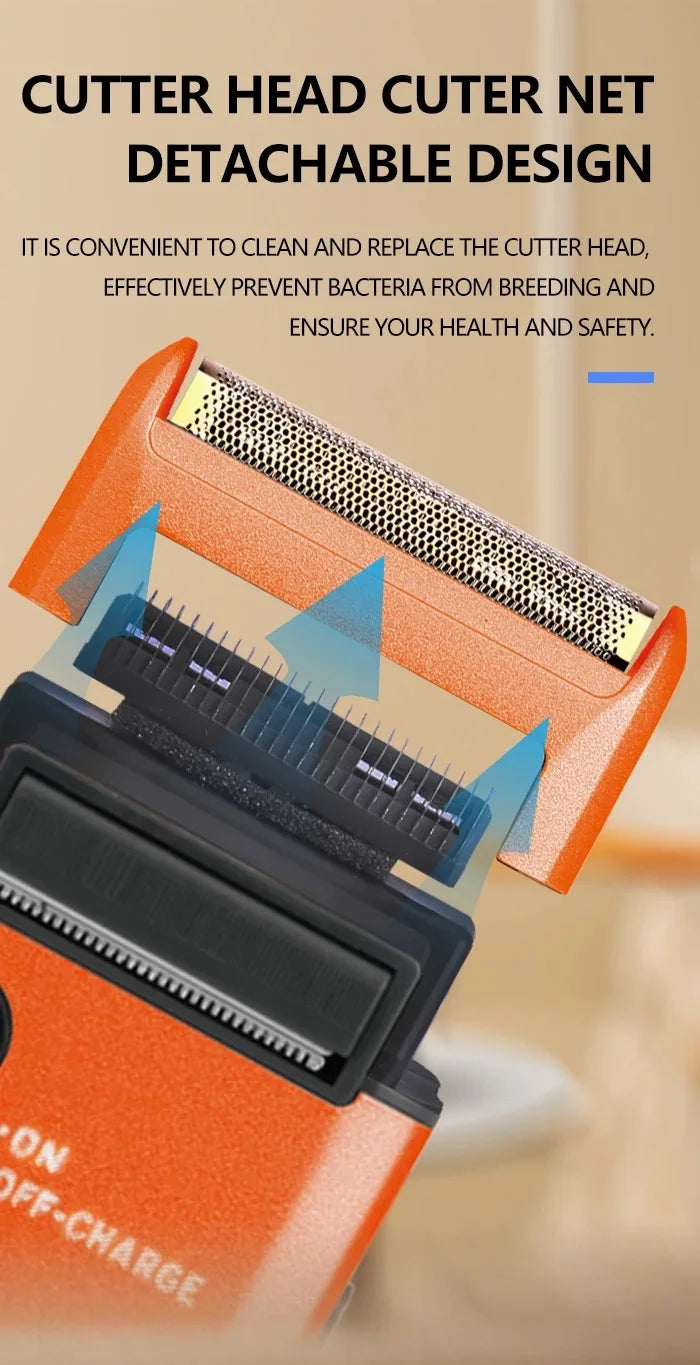 Kemei Retro Electric Razor for Men Rechargeable Mens yandou Foil Shavers Travel Electric Shavers Beard Trimmer shaving Machine