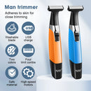 Kemei KM-1910 Waterproof Electric Shaver Eyebrow Trimmer USB Rechargeable Razor Men's Beard Trimmer Shaving Machine for Men