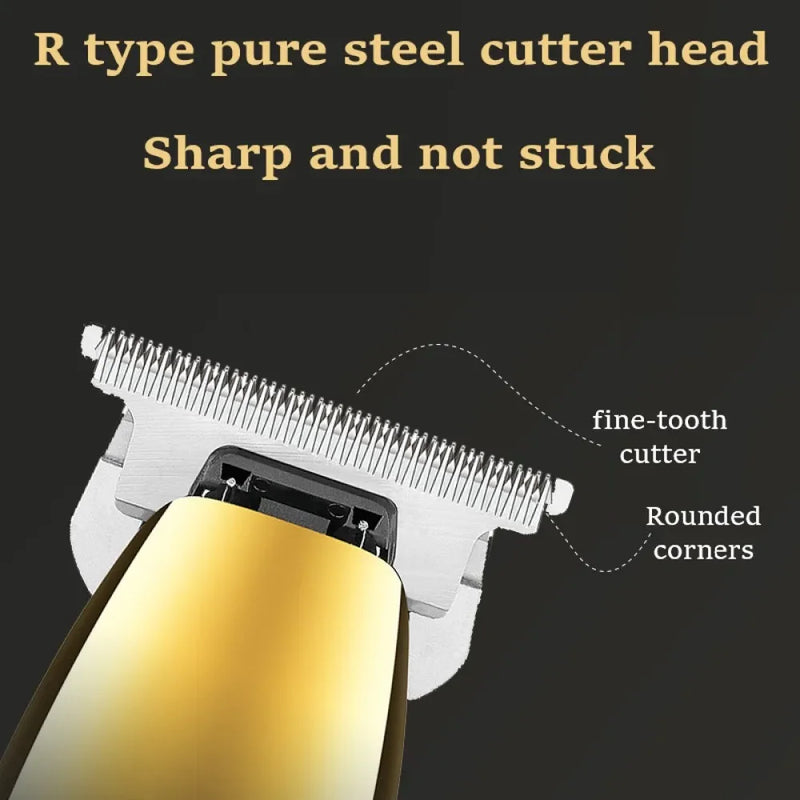 Kemei Tx1 Full Metal Electric Shaver for Men Hair Beard Electric Razor Bald Head Shaving Machine Finishing Fades Rechargeable