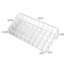 Clear 9-40 Grid Lipstick Stand Case Makeup Organizer Storage Box Lipstick Display Stand Holder Cosmetic Jewelry Organizer Box