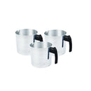5 Pieces Cooker Set Kit + 3 Pieces Polished Mugs Set
