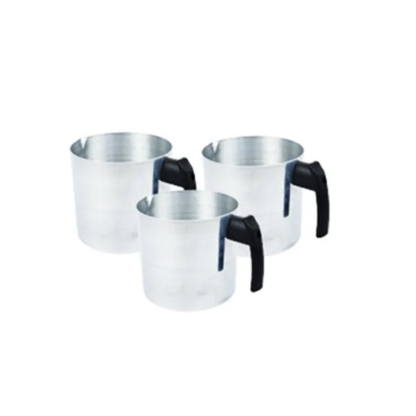 5 Pieces Cooker Set Kit + 3 Pieces Polished Mugs Set