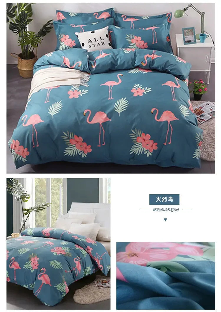 High End Bed Sheets Comfortable and Lightweight Duvet Cover Suitable for All Skin Types Students in All Seasons Quilt Cover