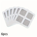 6-18pcs Toilet bathroom  kitchen floor drain filter screen anti clogging sewer grid sewer insect proof hair filter screen