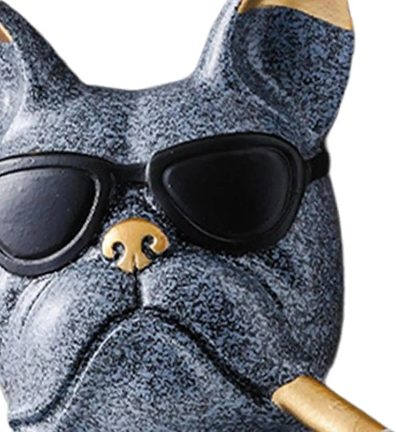 Sleek Dog Sculpture Paper Towel Holder for Modern Home Decor