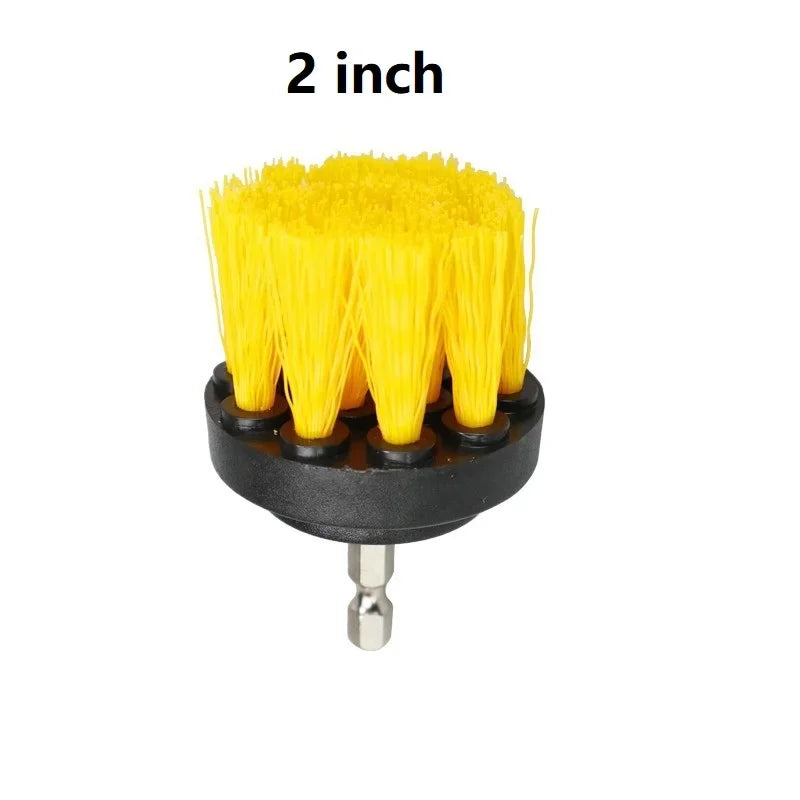Drill Brush Attachment Set Power Scrubber Wash Cleaning Brushes Tool Kit with Extension for Clean Glass windows Kitchen Toilet