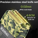 kemei km-TX7 Waterproof LCD Digital Display Razor USB Charging Camouflage Transparent Body Electric Shaver For Man