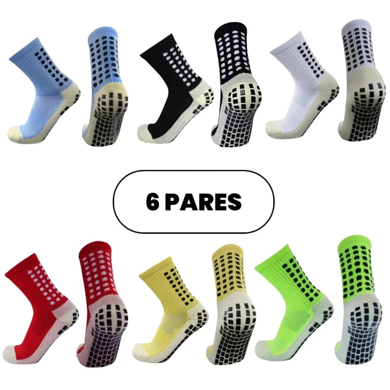Free Shipping Kit 6 Football Socks High Quality Non-slip Cotton Sports Socks Send Immediately