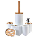 1pc Bathroom Accessories Washing Toothbrush Toothpaste Holder Liquid Soap Dispenser Box Pump Bottle Wash Toilet Brush Set