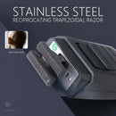 Kemei Rechargeable Cordless Shaver for Men Twin Blade Reciprocating Beard Razor Face Care Multifunction Strong Trimmer KM-1102