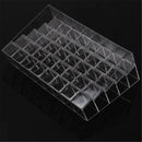 Clear 9-40 Grid Lipstick Stand Case Makeup Organizer Storage Box Lipstick Display Stand Holder Cosmetic Jewelry Organizer Box
