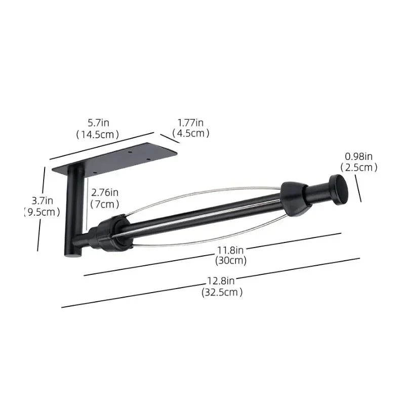 Stainless Steel Paper Towel Holder Punch-free Bathroom Toilet Paper Holder Storage Rack Kitchen Organizer Adhesive Wall Mount