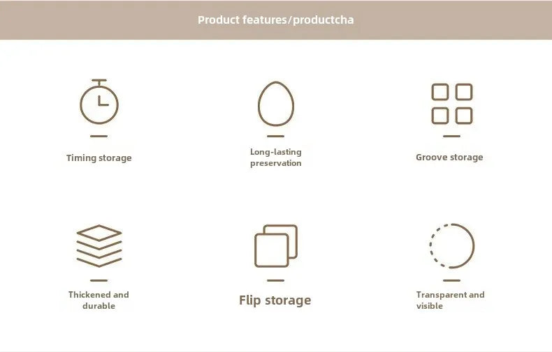 Egg Storage Box Automatic Turning Preservation Box For Fridge Side Door Kitchen Special Egg Holder Support Wholesale