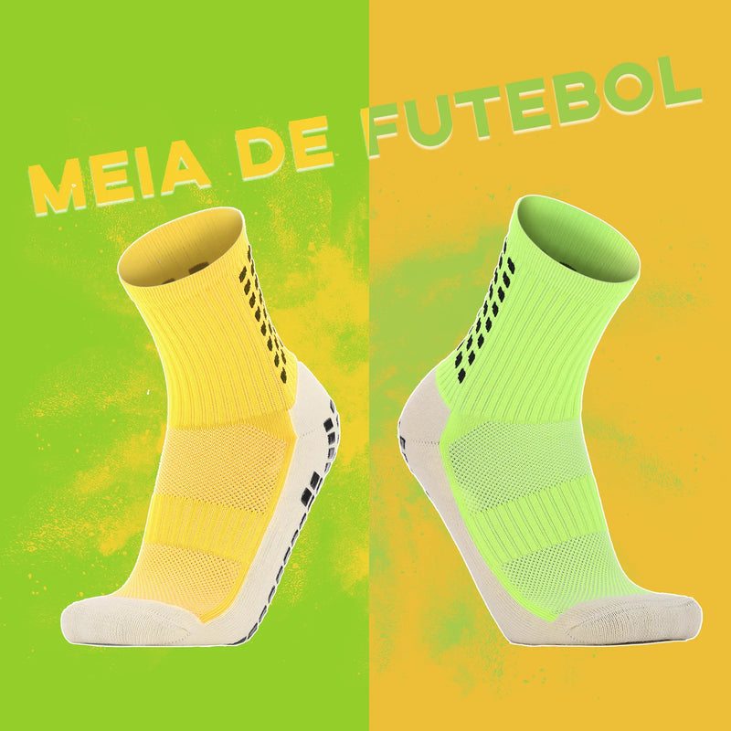 Free Shipping Kit 6 Football Socks High Quality Non-slip Cotton Sports Socks Send Immediately