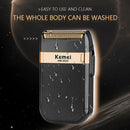 Kemei KM-2024 Professional Men's Shaving Machine USB Charging Electric Shaver Waterproof Beard Trimmer Hair Trimmer Machine