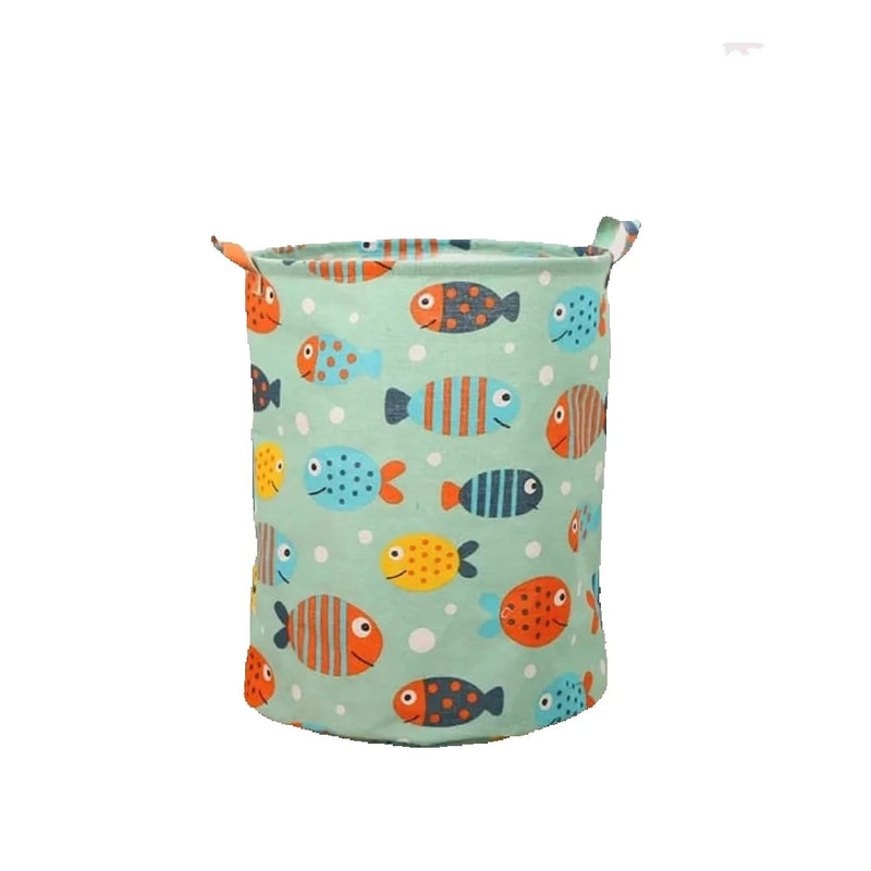 Dirty Clothes Basket Fabric Folding Bucket for Home Toys Practical Compact Multifunctional Organizer for Storage