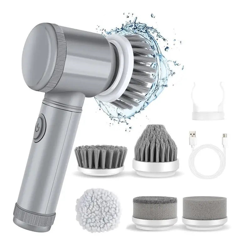 Xiaomi 6-in-1 Electric Cleaning Brush Home Appliances Wireless Electric Floor Scrubber Replaceable Brush Head Home Bathroom