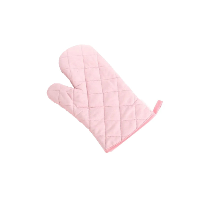 1PCS Oven Mitts Heat Resistant Microwave Oven Glove Cotton Linen Baking BBQ Non-slip Oven Mitts Kitchen Cooking Supplies Tools