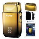 Kemei TX10 Electric Shaver Hair Rechargeable Facial & Beard Foil Razor For Men Bald Head Shaving For Men Machine Barber