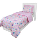 Single Duvet Double Face Single Printed 01 Piece Unicorn