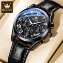 OLEVS 2871 Multifunctional Men's Watches Stainless steel Luminous Waterproof Luxury Men Wristwatch Business Watch Man