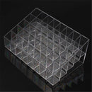 Clear 9-40 Grid Lipstick Stand Case Makeup Organizer Storage Box Lipstick Display Stand Holder Cosmetic Jewelry Organizer Box