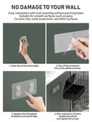 Tissue holder, non perforated toilet paper holder, bathroom privacy tissue box, roll paper holder, wet wipe box