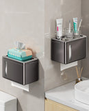 Bathroom Accessories Paper Towel Dispenser Wall Tissue Dispenser Paper Towel Holder Punch Free Towel Dispenser for Toilet