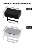 Tissue holder, non perforated toilet paper holder, bathroom privacy tissue box, roll paper holder, wet wipe box