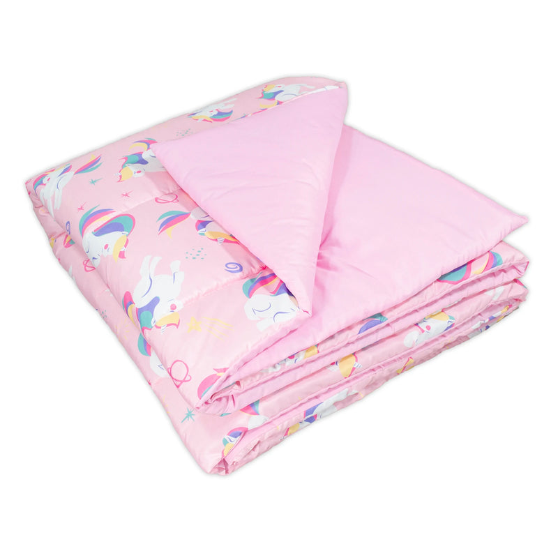 Single Duvet Double Face Single Printed 01 Piece Unicorn