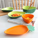 Creative Ceramic Salad Plate Small Avocado Carrot Dish Dessert Bowl Fruit Salad Serving Plate