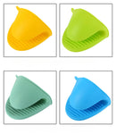 1PC Thick Silicone Oven Gloves Heat Resistant Anti-Scald Gloves for Cooking Pinch Grips Pot Holder Silicone Kitchen Accessories