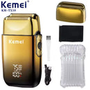 Kemei TX10 Electric Shaver Hair Rechargeable Facial & Beard Foil Razor For Men Bald Head Shaving For Men Machine Barber