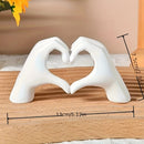 Resin Love Gesture Statues Sculptures Desktopts Office Home Decoration