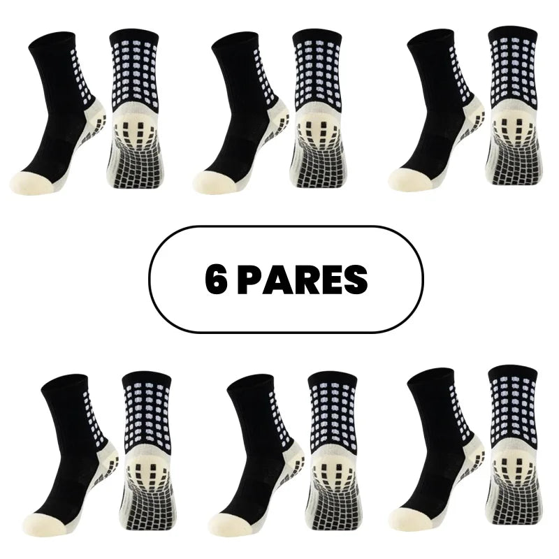 Free Shipping Kit 6 Football Socks High Quality Non-slip Cotton Sports Socks Send Immediately