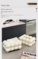Cloud Design Tissue Boxes Storage Napkin Holder Paper Case Organizer Ornament Craft Desktop Tissue Holder Kitchen Tissue Box