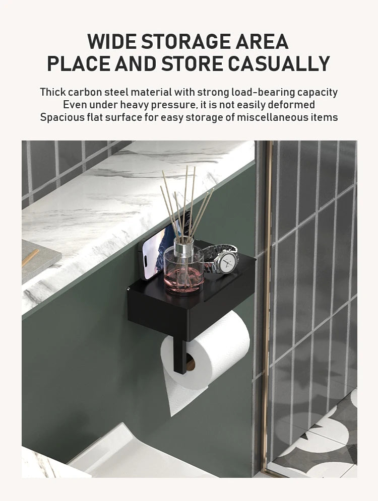 Tissue holder, non perforated toilet paper holder, bathroom privacy tissue box, roll paper holder, wet wipe box