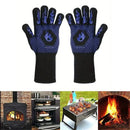1pc High Temperature Protective Gloves, Resistant To High Temperature Of 800 Degrees, Silicone Barbecue Oven Microwave
