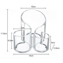 Batom transparente Cosméticos Maquiagem Acrílico Pincel de Maquiagem