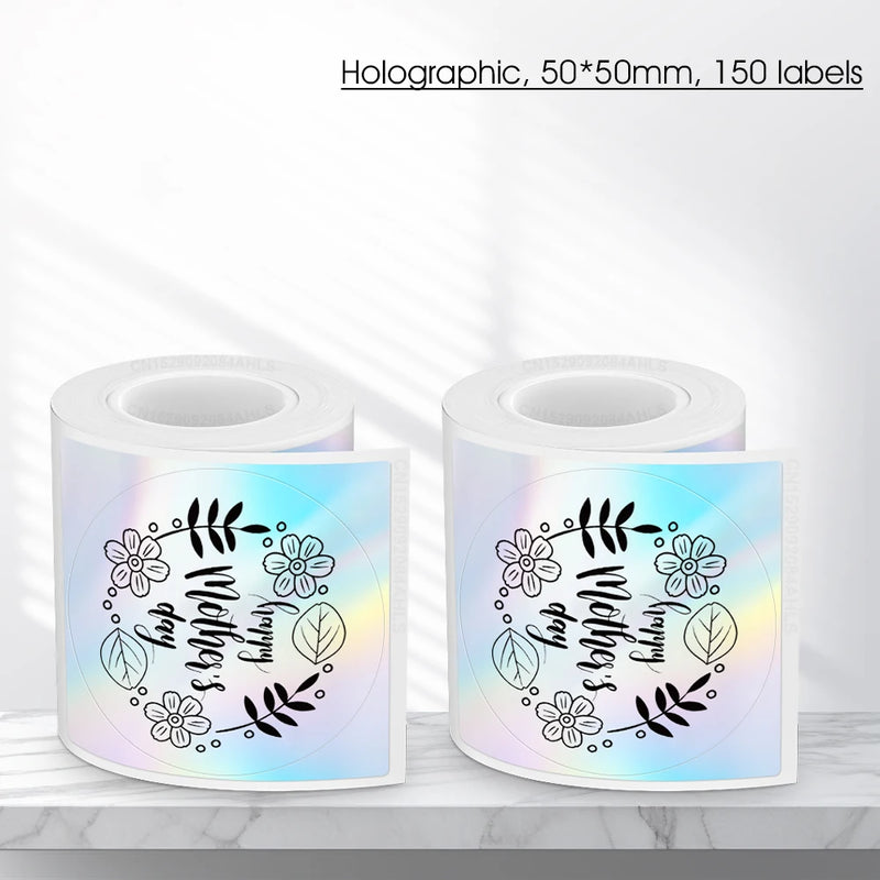 Mini Label Printer Marklife P50 Portable Thermal Printer Self Adheisve Sticker Machine Bluetooth Wireless Label Maker No Ink