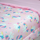 Single Duvet Double Face Single Printed 01 Piece Unicorn